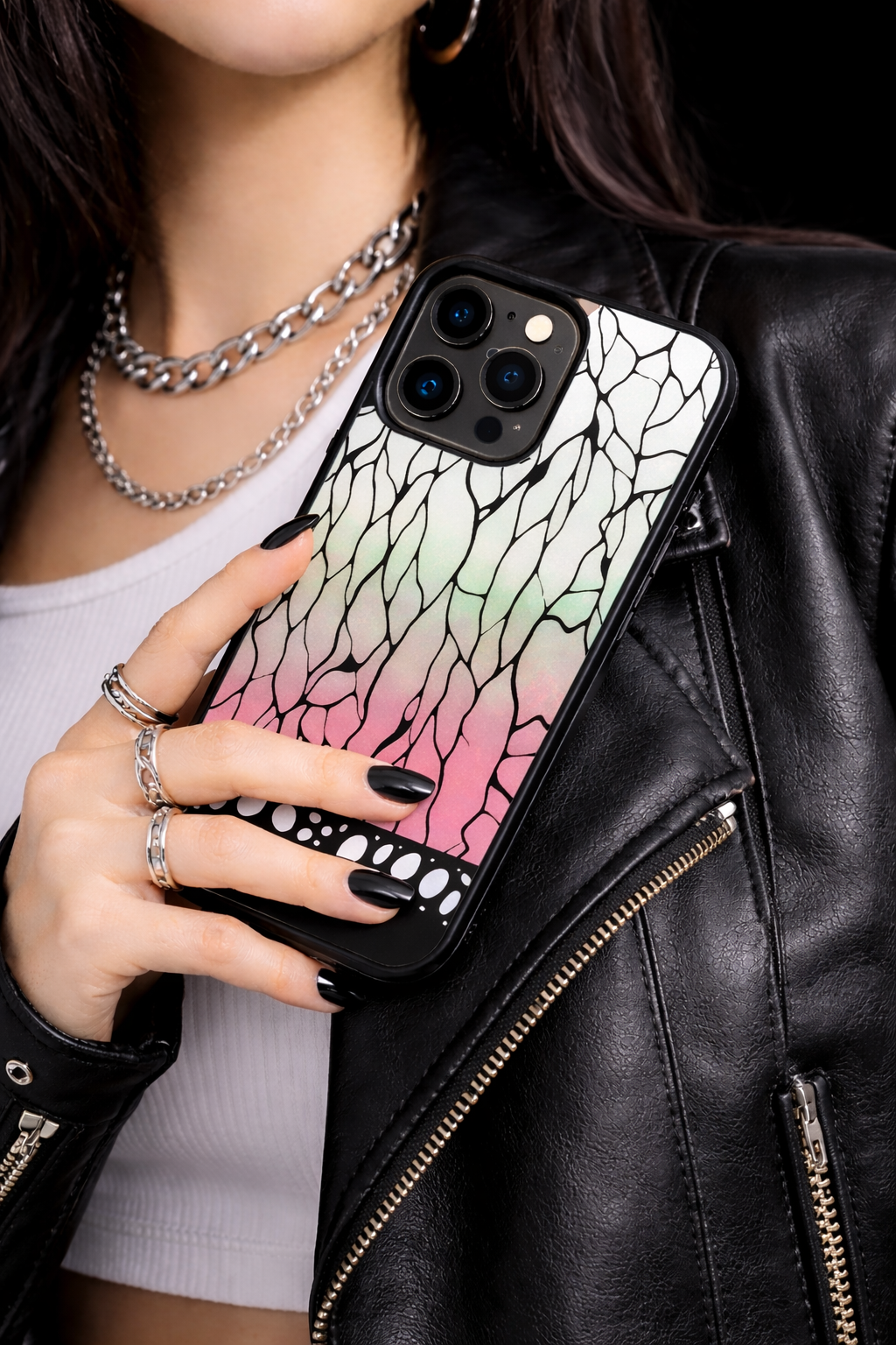 Funda para teléfono inspirada en el anime Demon Slayer