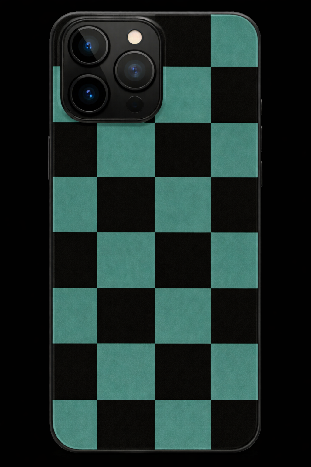 Funda de teléfono a cuadros de anime