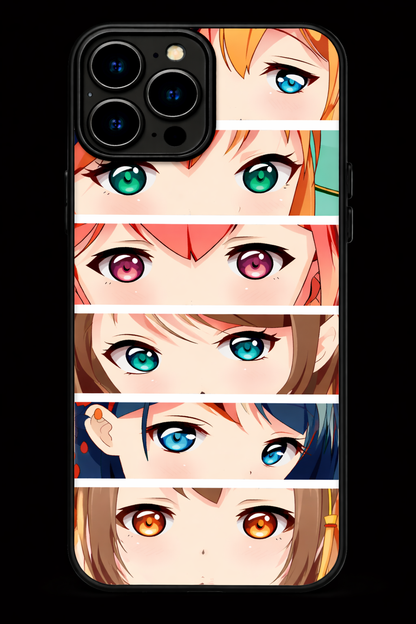 Anime Eyes Collage Phone Cover