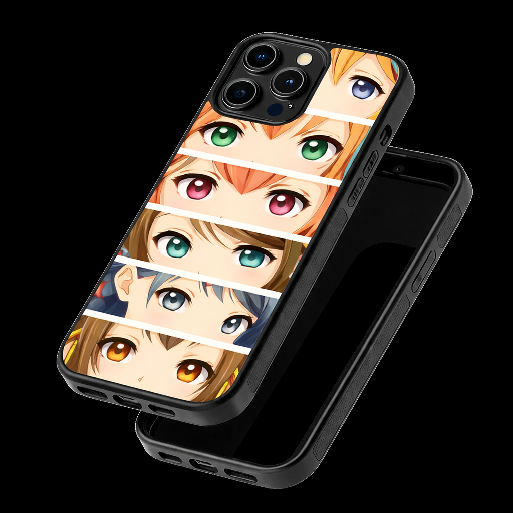Anime Eyes Collage Phone Cover