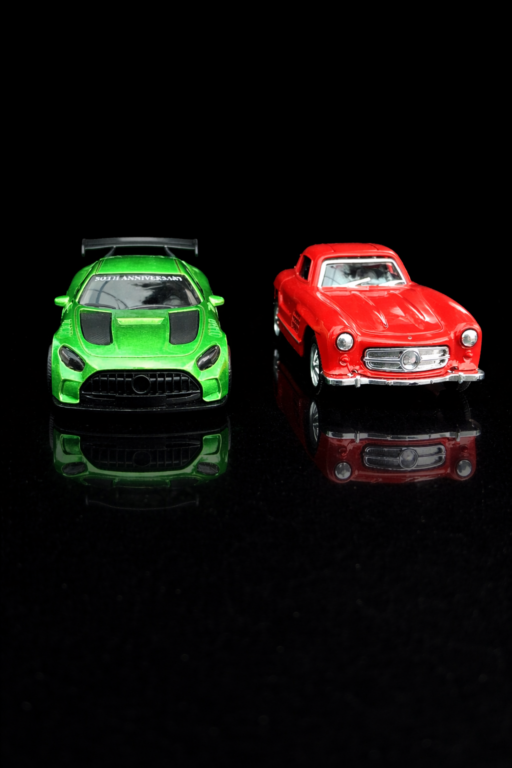 Mercedes-AMG GT AND Mercedes-Benz 300SL