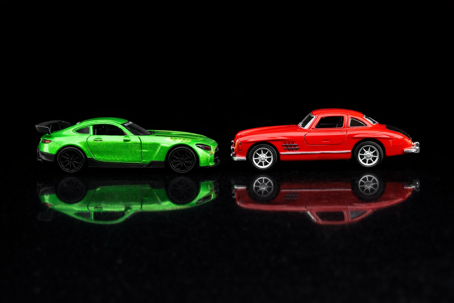 Mercedes-AMG GT AND Mercedes-Benz 300SL