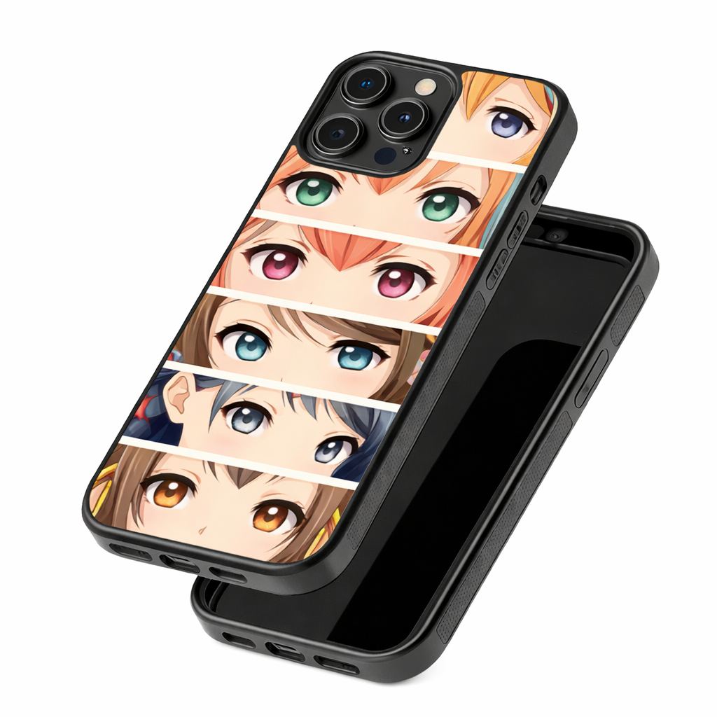 Anime Eyes Collage Phone Cover