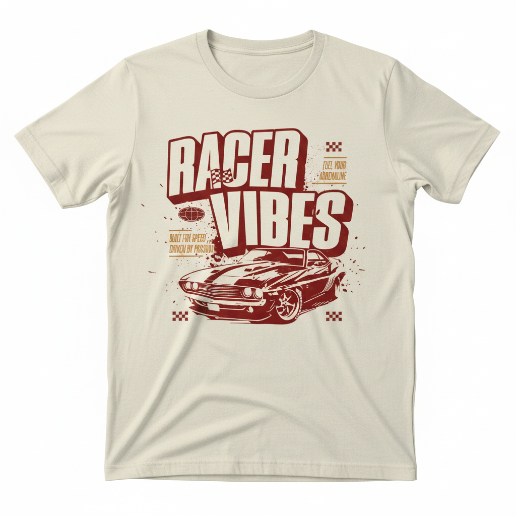 Racer Vibes Graphic T-Shirt (Regular Fit)