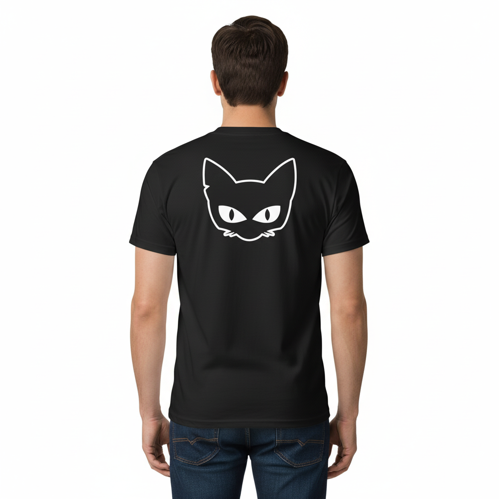 Camiseta gráfica de Stray Cat (estampado frontal y posterior)