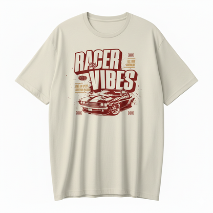 Racer Vibes Oversized Graphic T-Shirt